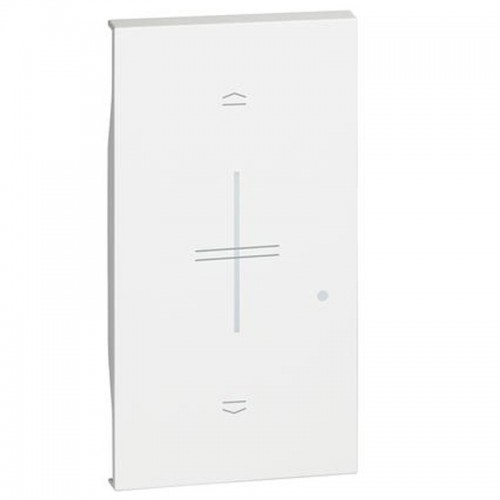 Bticino Cover Living Now für angeschlossenen Verschlusssteuerelement K4027C 2 Module weiß KW32M2. Bticino Cover Living Now für angeschlossenen Verschlusssteuerelement K4027C 2 Module weiß KW32M2.