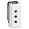 Bticino Steckdose Living Now 2P+T 10A 250V Farbe: weiß KW4113 Bticino Steckdose Living Now 2P+T 10A 250V Farbe: weiß KW4113
