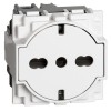 Bticino Schuko Steckdose FLAT Living Now 16A weiß KW4140A16F Bticino Schuko Steckdose FLAT Living Now 16A weiß KW4140A16F