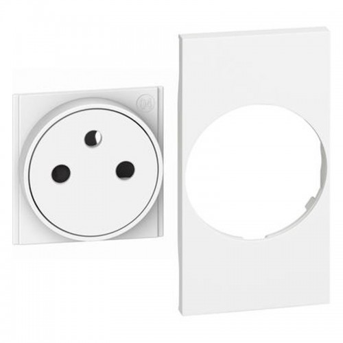 Cover + Bticino Top Living Now für französische/belgische Standardsteckdose FLAT KW55F Cover + Bticino Top Living Now für französische/belgische Standardsteckdose FLAT KW55F