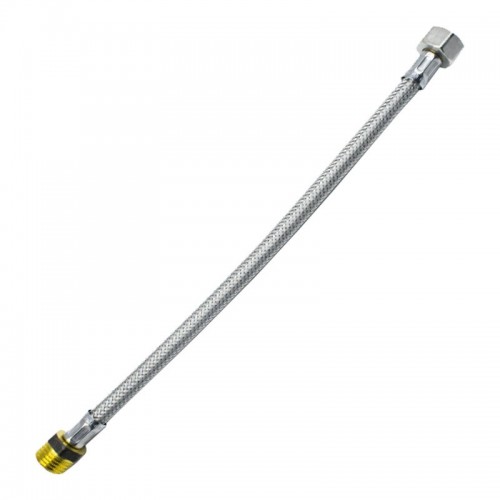 Männlicher und Weiblicher Edelstahl-Schlauch für Warmwasserspeicher 1/2 30cm CGAEVS0300LAL Männlicher und Weiblicher Edelstahl-Schlauch für Warmwasserspeicher 1/2 30cm CGAEVS0300LAL