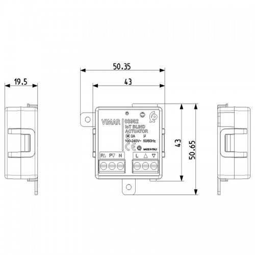Vimar IoT-Rollladenmodul View Wireless 03982 Vimar IoT-Rollladenmodul View Wireless 03982
