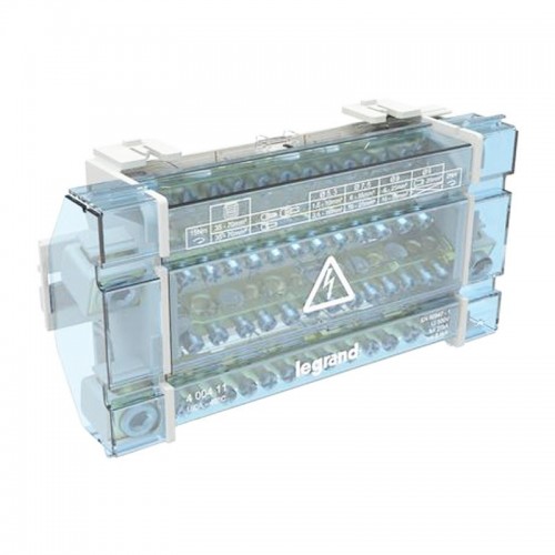 Bticino Reihenklemme 160A 4 Pole 15 Löcher 10 Module 400411 Bticino Reihenklemme 160A 4 Pole 15 Löcher 10 Module 400411