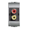 Bticino Livinglight RCA Stecker NT4269R