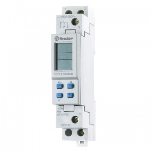 Finder Digitalschaltuhr 1 Modul 12718230 Finder Digitalschaltuhr 1 Modul 12718230