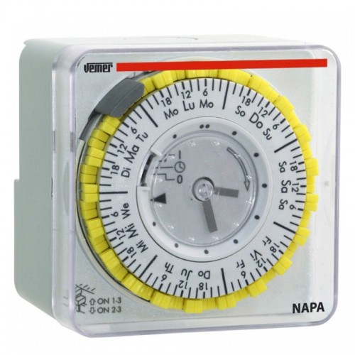Vemer Weekly elektromechanische Schaltuhr VP885800 Vemer Weekly elektromechanische Schaltuhr VP885800