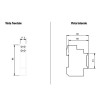 Vemer elektromechanische Schaltuhr 1 DIN-Modul VP877500 Vemer elektromechanische Schaltuhr 1 DIN-Modul VP877500