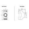 Vemer elektromechanische Zeitschalter 2 DIN-Module VP879100 Vemer elektromechanische Zeitschalter 2 DIN-Module VP879100