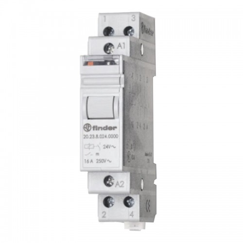 Finder Stromstoßrelais 1 Modul 1NC+1NO Spule 24V 202380240000 Finder Stromstoßrelais 1 Modul 1NC+1NO Spule 24V 202380240000