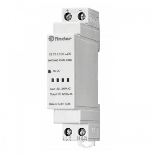 Finder Schaltnetzteil 24VDC 12W 1A modular 781212302400 Finder Schaltnetzteil 24VDC 12W 1A modular 781212302400