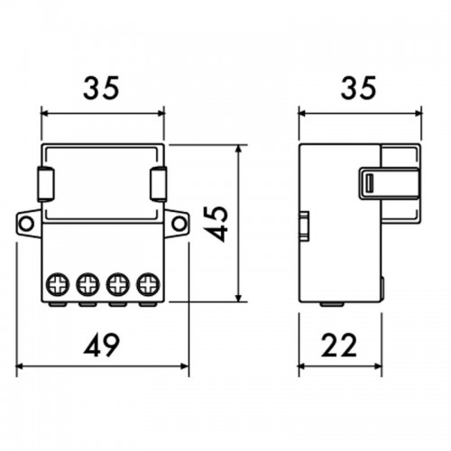 Perry elektromechanisches Impuls-Kondensator-Relais 230V 1RI04230ACPC Perry elektromechanisches Impuls-Kondensator-Relais 230V 1RI04230ACPC