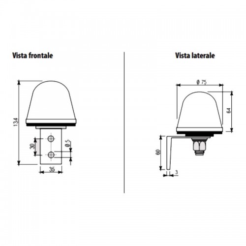 Vemer VEPAL VJ57370000 Dämmerungsschalter für Mast- oder Wandmontage Vemer VEPAL VJ57370000 Dämmerungsschalter für Mast- oder Wandmontage