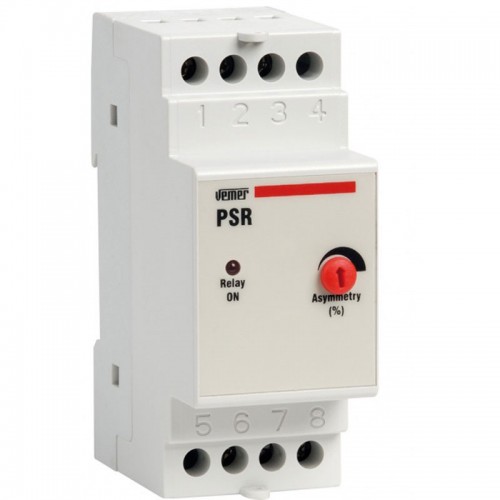 Vemer PSR400 DIN-Schienen-Phasenrelais VP807200 Vemer PSR400 DIN-Schienen-Phasenrelais VP807200