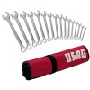 Usag 285J/B16 16 Ringmaulschlüssel-Set in Rolltasche U02851740 Usag 285J/B16 16 Ringmaulschlüssel-Set in Rolltasche U02851740