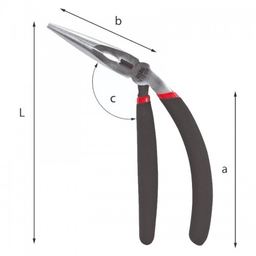 Usag Crimpzange 115-CP mit extralangen halbrunden Tüllen U01150024 Usag Crimpzange 115-CP mit extralangen halbrunden Tüllen U01150024