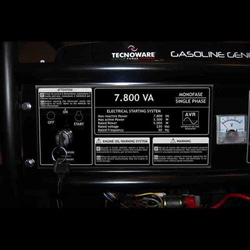 Tecnoware 7800VA Einphasen-Benzin-Stromerzeuger FGE7800E Tecnoware 7800VA Einphasen-Benzin-Stromerzeuger FGE7800E