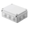 Gewiss Außenkasten mit Gummidichtungen IP55, 190x140x70 GW44007 Gewiss Außenkasten mit Gummidichtungen IP55, 190x140x70 GW44007