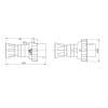 Gewiss mobiler Stecker 2P+E 32A IP67 blau 220V GW60037H Gewiss mobiler Stecker 2P+E 32A IP67 blau 220V GW60037H