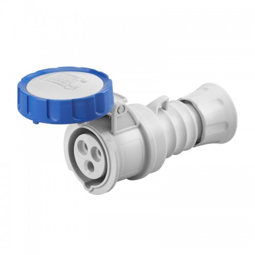 Gewiss mobile Steckdose 2P+E 16A IP67 blau 220V GW62026H Gewiss mobile Steckdose 2P+E 16A IP67 blau 220V GW62026H