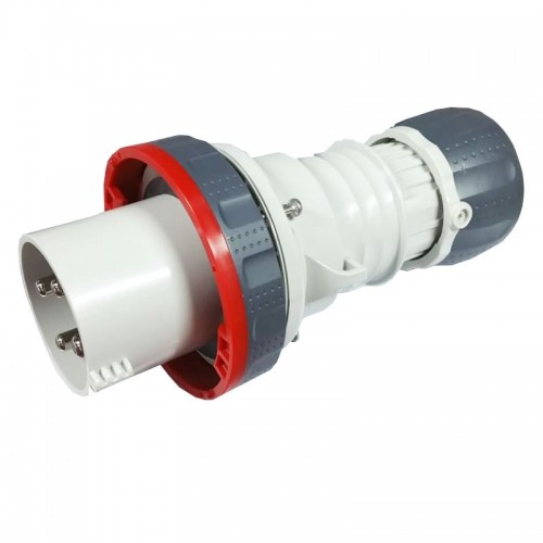 Gewiss mobiler Stecker 3P+E 63A IP67 rot 380V GW61052H Gewiss mobiler Stecker 3P+E 63A IP67 rot 380V GW61052H