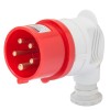 Gewiss mobiler Winkelstecker 3P+N+E 16A IP44 rot 380V GW60090 Gewiss mobiler Winkelstecker 3P+N+E 16A IP44 rot 380V GW60090