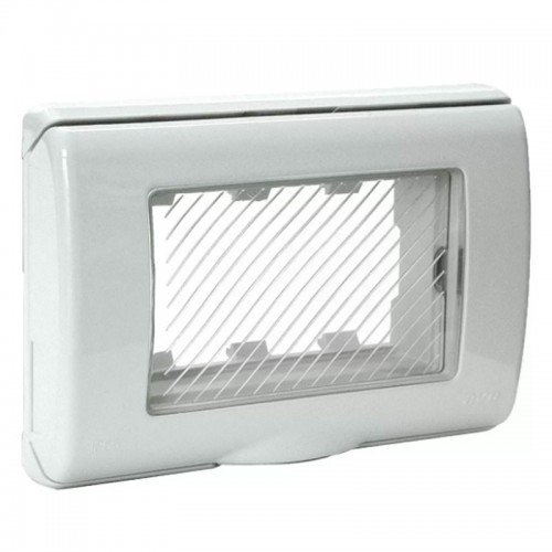 Plaque selbsttragende Ave IP55 mit membrane die 3 Module RAL7035 45SP43N Plaque selbsttragende Ave IP55 mit membrane die 3 Module RAL7035 45SP43N