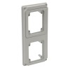 Palazzoli Flansch 2 feste Steckdosen für vertikale Schalttafel IP66 579714 Palazzoli Flansch 2 feste Steckdosen für vertikale Schalttafel IP66 579714