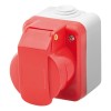 Gewiss Industrie-Wandsteckdose 3P+E 16A IP44 GW26223 Gewiss Industrie-Wandsteckdose 3P+E 16A IP44 GW26223