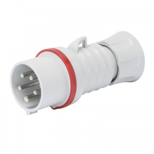 Gewiss mobiler Stecker 3P+N+E 16A IP44 rot 380V GW60009H Gewiss mobiler Stecker 3P+N+E 16A IP44 rot 380V GW60009H