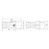 Gewiss mobiler Stecker 3P+N+E 32A IP44 rot 380V GW60020H Gewiss mobiler Stecker 3P+N+E 32A IP44 rot 380V GW60020H