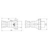 Gewiss mobiler Stecker 2P+E 16A IP67 blau 220V GW60026H Gewiss mobiler Stecker 2P+E 16A IP67 blau 220V GW60026H