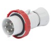 Gewiss mobiler Stecker 3P+E+N 16A IP67 rot 380V GW60031H Gewiss mobiler Stecker 3P+E+N 16A IP67 rot 380V GW60031H