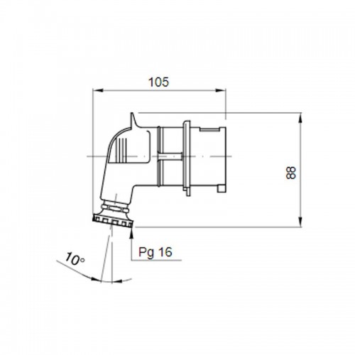 Gewiss mobiler Stecker 2P+E 16A IP44 blau 220V GW60085 Gewiss mobiler Stecker 2P+E 16A IP44 blau 220V GW60085