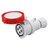 Gewiss mobile Steckdose 3P+E 32A IP67 rot 380V GW62041H Gewiss mobile Steckdose 3P+E 32A IP67 rot 380V GW62041H