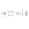 Gewiss mobile Steckdose 3P+N+E 125A IP67 rot 380V GW62061H Gewiss mobile Steckdose 3P+N+E 125A IP67 rot 380V GW62061H