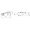 Gewiss mobile Steckdose 2P 16A IP44 violett 24V GW62064 Gewiss mobile Steckdose 2P 16A IP44 violett 24V GW62064