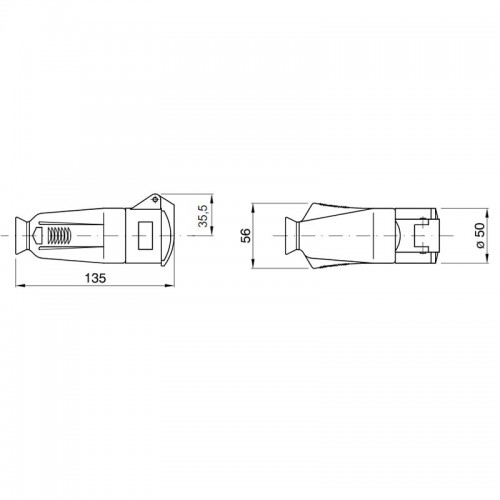 Gewiss mobile Steckdose 2P 16A IP44 violett 24V GW62064 Gewiss mobile Steckdose 2P 16A IP44 violett 24V GW62064
