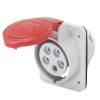 Gewiss Unterputzdose 3P+N+E 16A IP44 rot 380V GW62210H Gewiss Unterputzdose 3P+N+E 16A IP44 rot 380V GW62210H