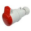 Gewiss mobile Steckdose 3P+E 32A IP44 rot 380V GW62019H Gewiss mobile Steckdose 3P+E 32A IP44 rot 380V GW62019H