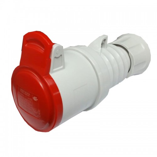 Gewiss mobile Steckdose 3P+E 32A IP44 rot 380V GW62019H Gewiss mobile Steckdose 3P+E 32A IP44 rot 380V GW62019H