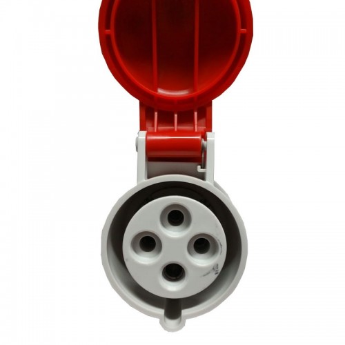 Gewiss mobile Steckdose 3P+E 32A IP44 rot 380V GW62019H Gewiss mobile Steckdose 3P+E 32A IP44 rot 380V GW62019H