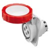 Gewiss 3P+E IP67 rote feste Einbausteckdose 380V GW62231H Gewiss 3P+E IP67 rote feste Einbausteckdose 380V GW62231H