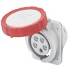 Gewiss Unterputzdose 3P+N+E 16A IP67 rot 380V GW62232H Gewiss Unterputzdose 3P+N+E 16A IP67 rot 380V GW62232H