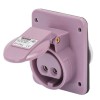 Gewiss Unterputzdose 2P 16A IP44 violett 24V GW62265 Gewiss Unterputzdose 2P 16A IP44 violett 24V GW62265
