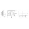 Gewiss Steckdose mit Verriegelung 3P+E 16A IP44 380V ohne Gehäuse GW66108 Gewiss Steckdose mit Verriegelung 3P+E 16A IP44 380V ohne Gehäuse GW66108