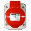 Gewiss feste Wandsteckdose 3P+N+E 16A IP44 rot 380V GW62409 Gewiss feste Wandsteckdose 3P+N+E 16A IP44 rot 380V GW62409
