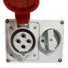 Gewiss verriegelte Steckdose 3P+E 32A IP44 380V ohne Gehäuse GW66119 Gewiss verriegelte Steckdose 3P+E 32A IP44 380V ohne Gehäuse GW66119