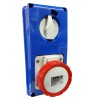 Gewiss vertikale 3P+E 16A verriegelte Steckdose ohne Boden GW66308N Gewiss vertikale 3P+E 16A verriegelte Steckdose ohne Boden GW66308N