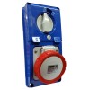 Gewiss vertikale 3P+E 16A IP67 verriegelte Steckdose GW66330N Gewiss vertikale 3P+E 16A IP67 verriegelte Steckdose GW66330N