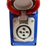 Gewiss vertikale 3P+E 16A IP67 verriegelte Steckdose GW66330N Gewiss vertikale 3P+E 16A IP67 verriegelte Steckdose GW66330N